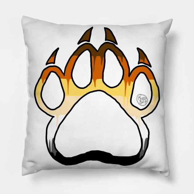 Bear Pride Pillow by Materiaboitv