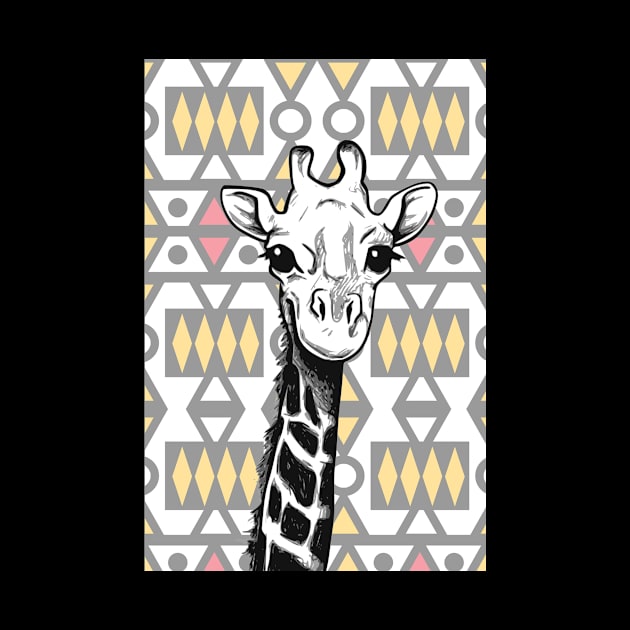 Giraffe - Samakaka Print by nZDesign