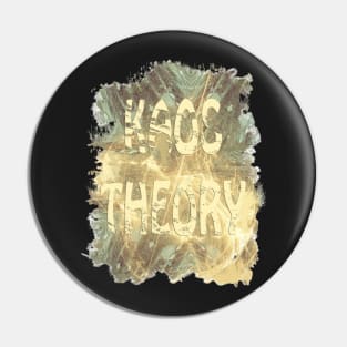 Kaos theory on beige messy kaleidoscope Pin