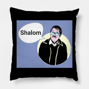 Friday Night Dinner Pop Art 'Shalom' Pillow