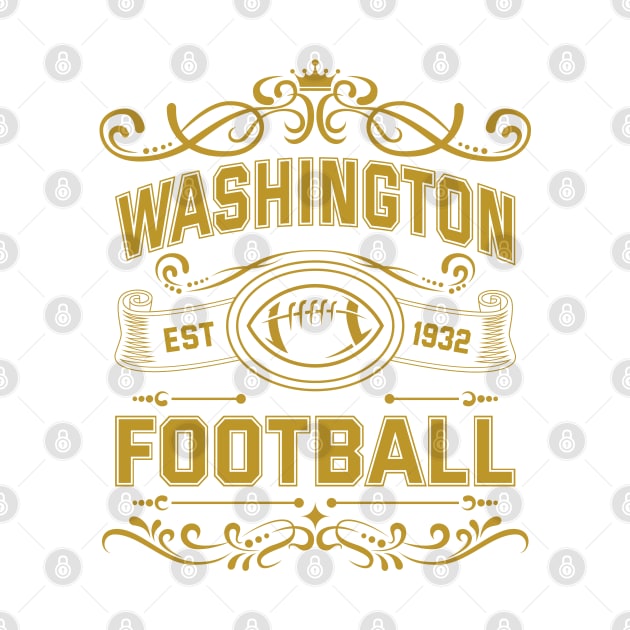 Vintage Washington Football by carlesclan