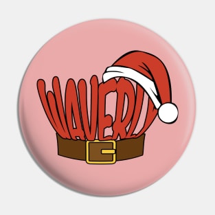 Waverly Christmas Santa Pin