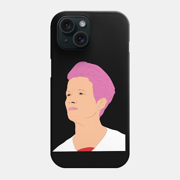 Megan Rapinoe USWNT Phone Case by Hevding