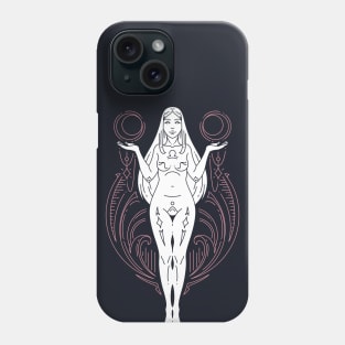 Vintage Libra Goddess Zodiac Symbol // Proud Libra Horoscope Sign Astrology Phone Case