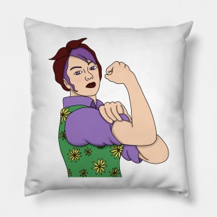 Hidden disability girl Pillow