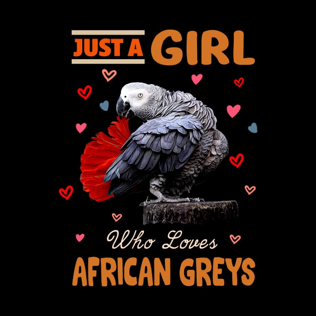 Parrot Perfection Fashionable Tee Celebrating the Beauty of African Greys by Kevin Jones Art