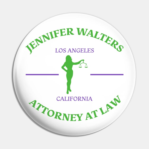 Attorney at Law Pin by Signal Fan Lab