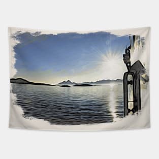 Ship Islands Lofoten Tapestry