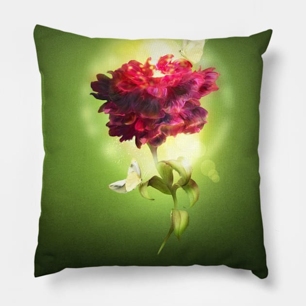 Spring Flower Pillow by DVerissimo