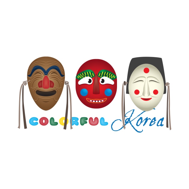 Colorful Korea by LittleBearArt