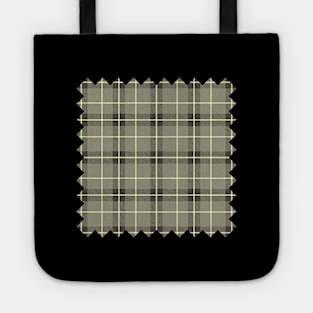 Khaki Tartan Tote