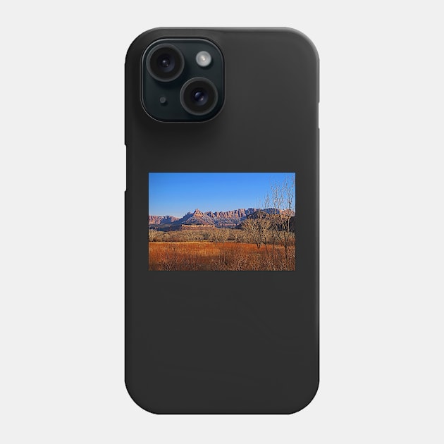 Zion National Park - Entering from the South Phone Case by pops