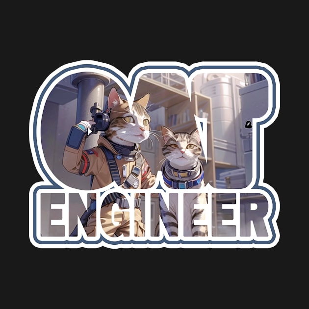 Cat Engineer by LycheeDesign