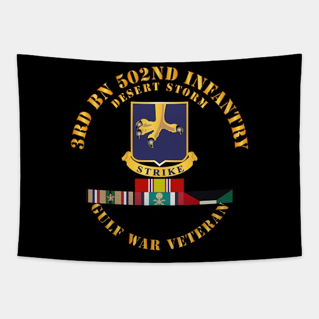 3rd Bn 502nd Infantry - Desert Storm w Svc Tapestry by twix123844