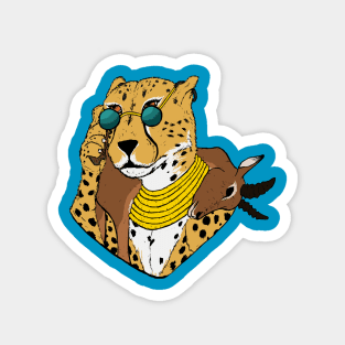 Bougie cheetah Magnet