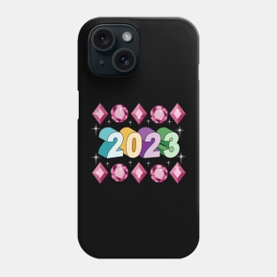 Happy New Year 2023 - Gems Stones Art Phone Case