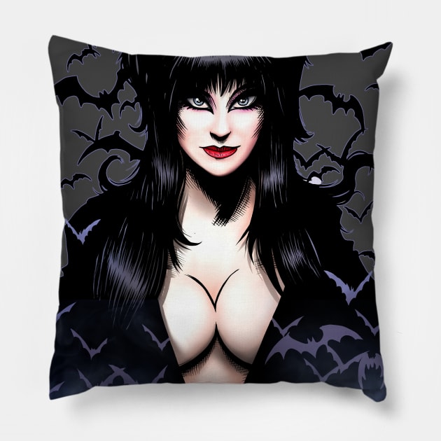 Elvira Pillow by KenHaeser