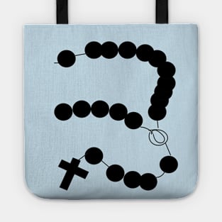 October Month Of The Holy Rosary Tote