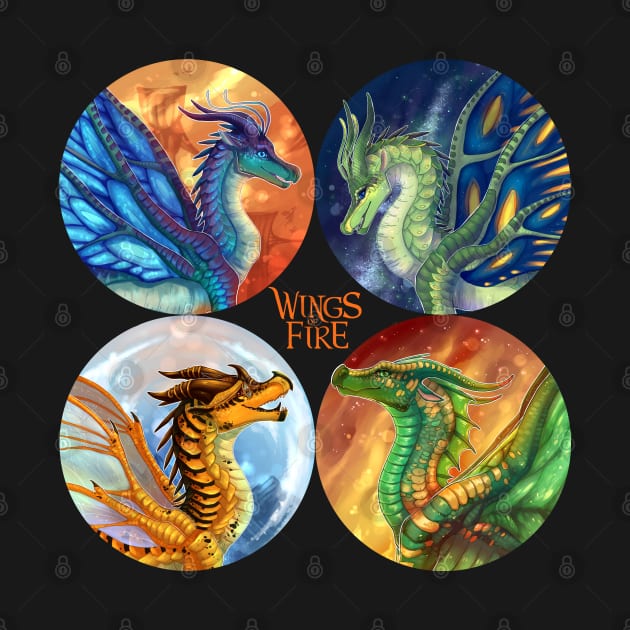 Wings of Fire - Lost Continent Pantala Heroes by Biohazardia