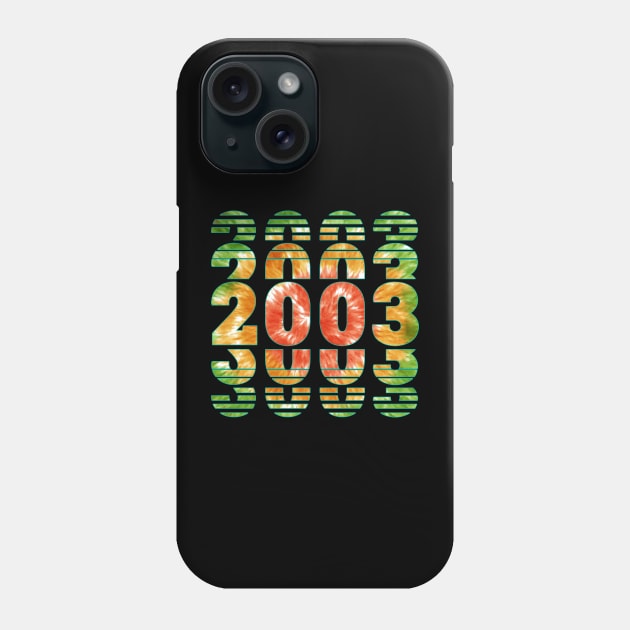 Tie Dye 2003 Birthday Phone Case by sevalyilmazardal