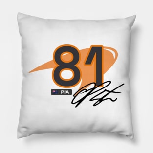 Formula 1 - Oscar Piastri Number. Pillow