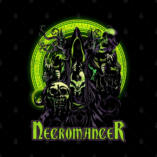 Necromancer Fantasy Dungeons Roleplaying Tabletop RPG Gaming by TheBeardComic