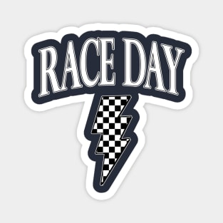 Race Day Checkered Magnet