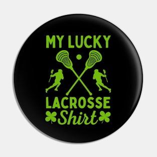 Lacrosse Lucky Tee Pin