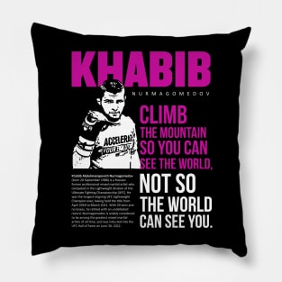 Khabib Best Motivation Quote Pillow