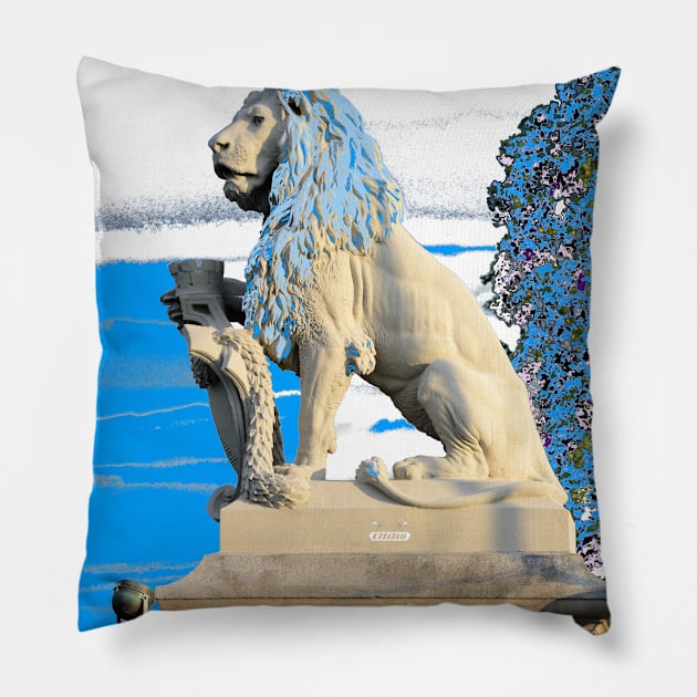 Züri Leu / Swiss Artwork Photography Pillow by RaphaelWolf