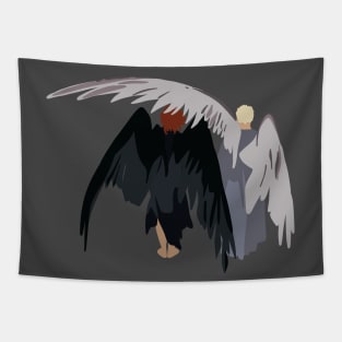 Minimal Good Omens 2 Tapestry