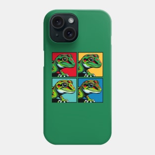 Giant Day Gecko Pop Art - Cool Lizard Phone Case