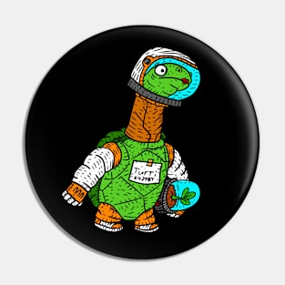 miss turtle, space astronaut. cute cartoon drawing. Pin