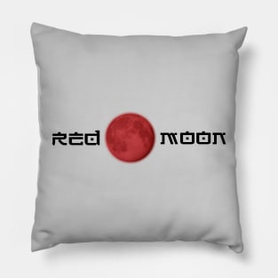 Red moon Pillow