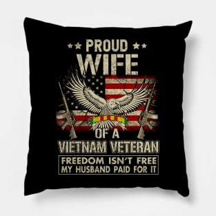 Proud Wife of A Vietnam Veteran Pillow