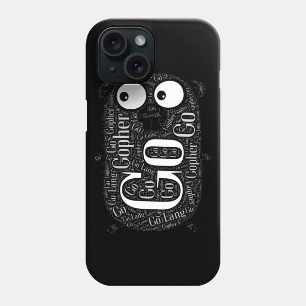 Go Golang Gopher Programming Phone Case by vladocar