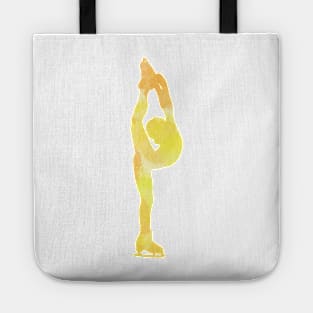 Yellow Figure Skater Tote