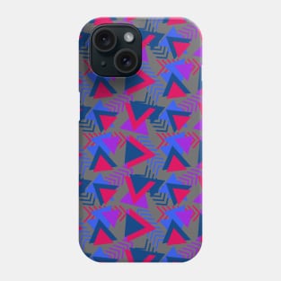 Vibrant Abstract Triangle Pattern Phone Case
