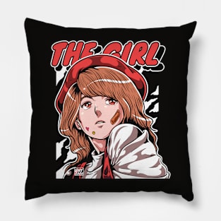 The Girl Portrait Pillow