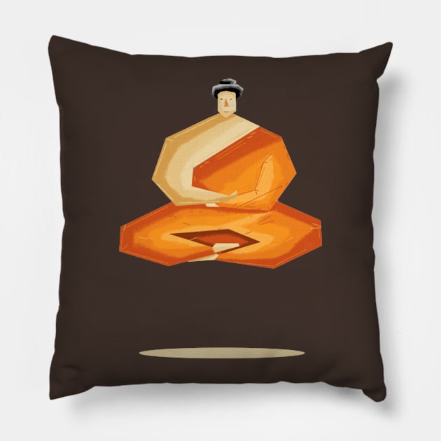 Buddha Pillow by Antoinegs