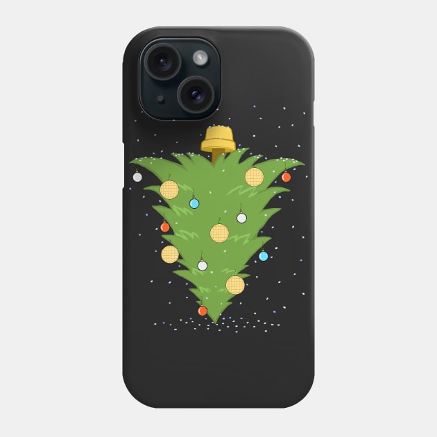 Stranger Christmas Upside Down Waffle Tree Phone Case by xenotransplant