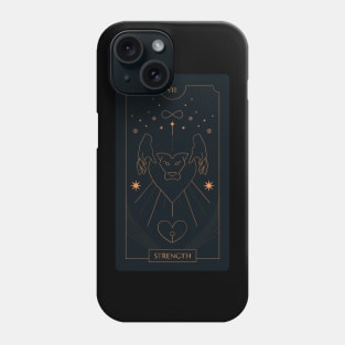 Strength Tarot Card Phone Case