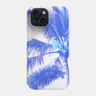 Blue Palm Trees in a Perfect Sky Phone Case