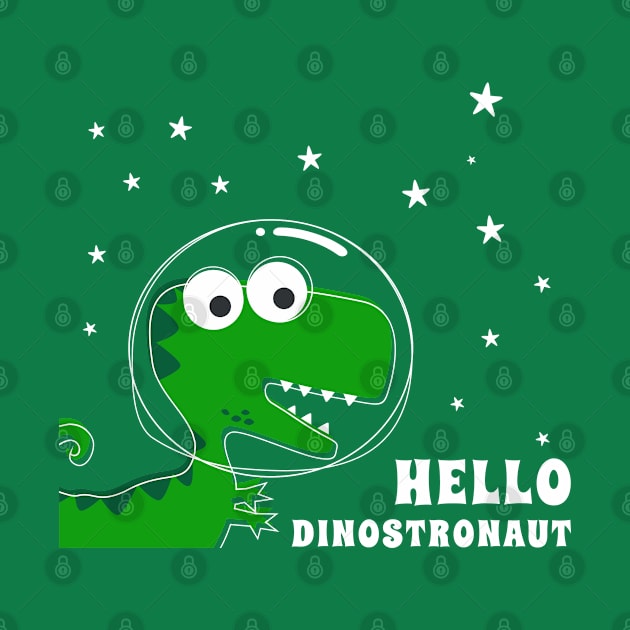 Cute Astronaut dinosaur. by KIDS APPAREL