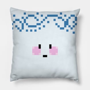 Shy Emoteacon Pillow