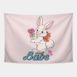 Bunny Babe- Cute Easter Bunny Tapestry