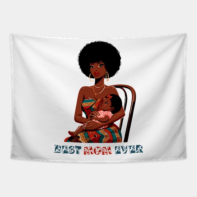 Best Mom Ever Tapestry by Graceful Designs