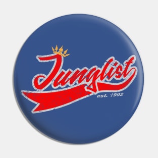 Team Junglist Crown Red Pin