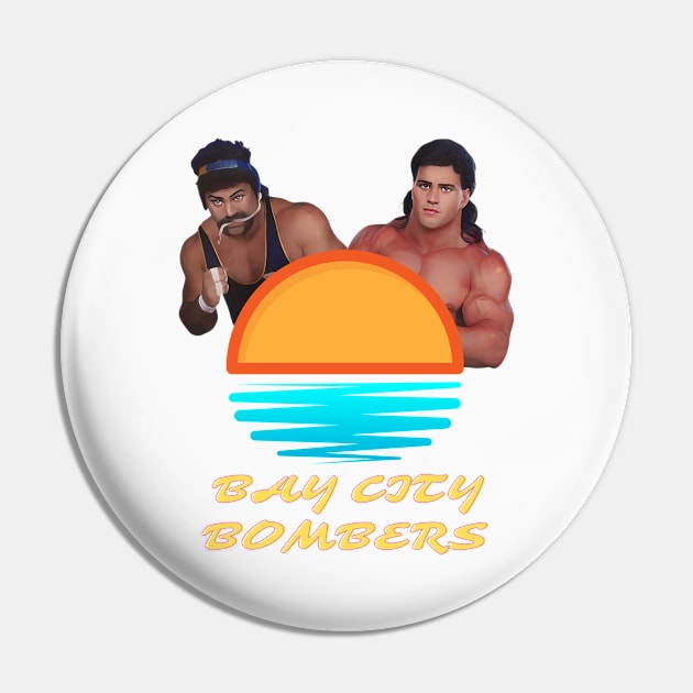 Bay City Bombers Pin by DDT Shirts