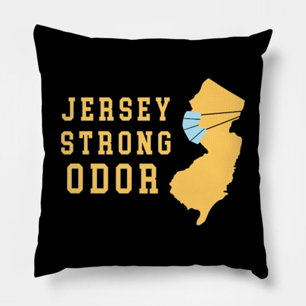 Jersey Strong Odor Pillow by bryankremkau